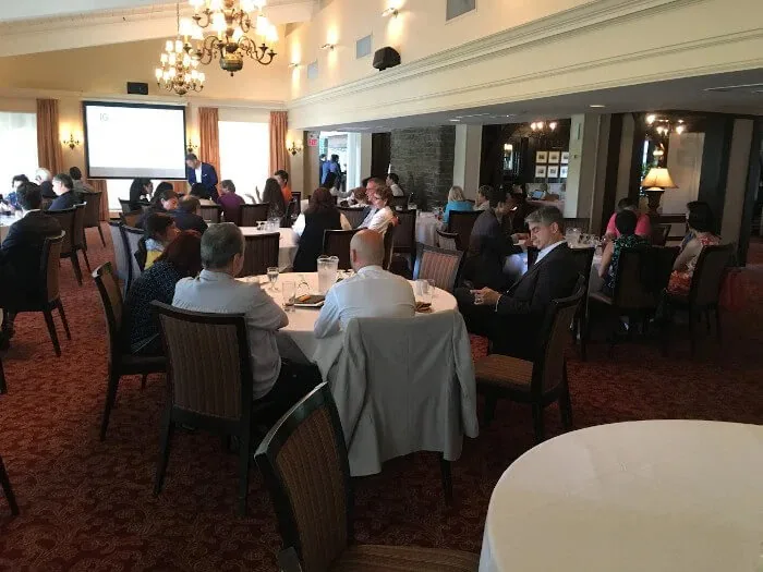 Advisors at a Smart Seminars client seminar
